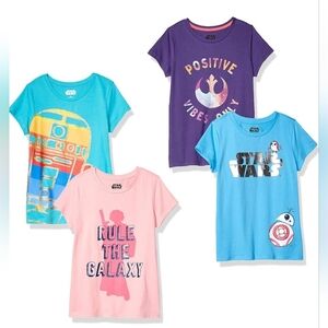 Star Wars Themed T-Shirts Girls XS(4-5)